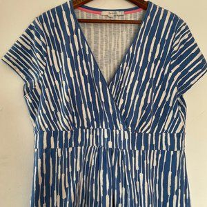 Boden Casual Jersey Knit Day Dress Size 14